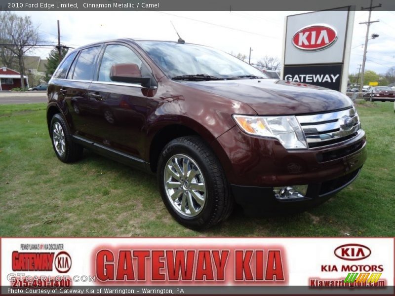 Cinnamon Metallic / Camel 2010 Ford Edge Limited