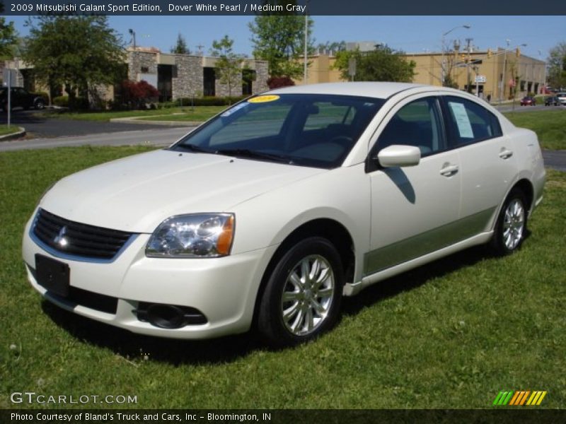 Dover White Pearl / Medium Gray 2009 Mitsubishi Galant Sport Edition