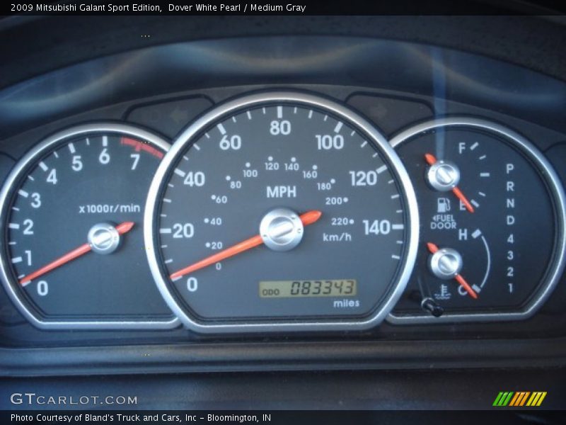 Dover White Pearl / Medium Gray 2009 Mitsubishi Galant Sport Edition