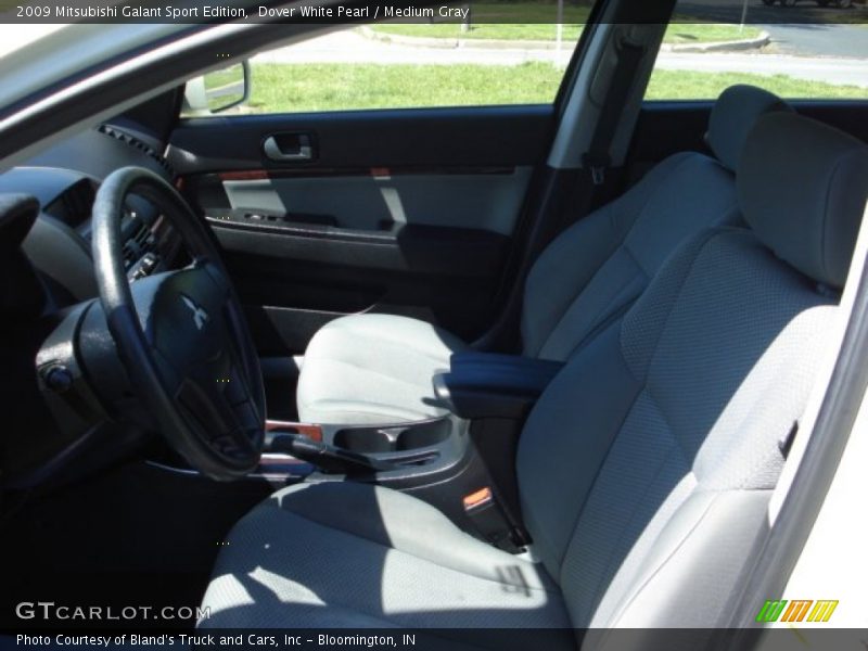 Dover White Pearl / Medium Gray 2009 Mitsubishi Galant Sport Edition