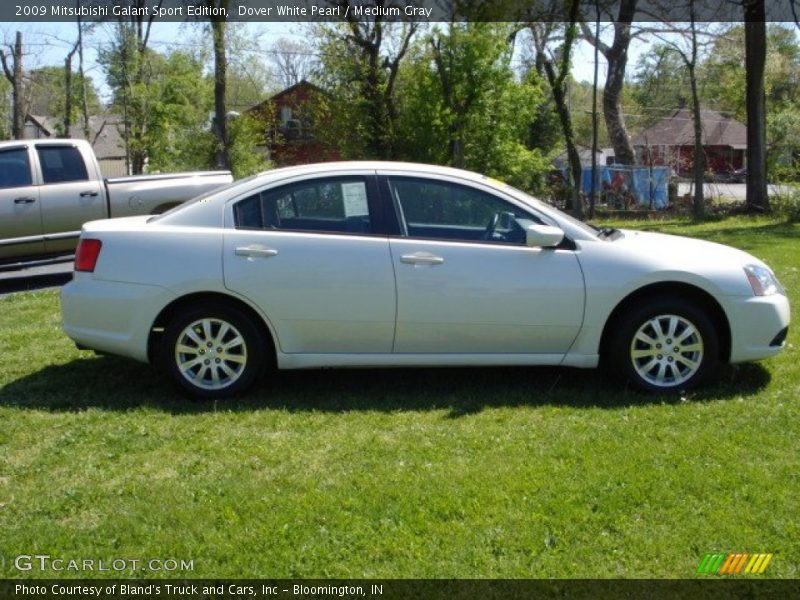 Dover White Pearl / Medium Gray 2009 Mitsubishi Galant Sport Edition