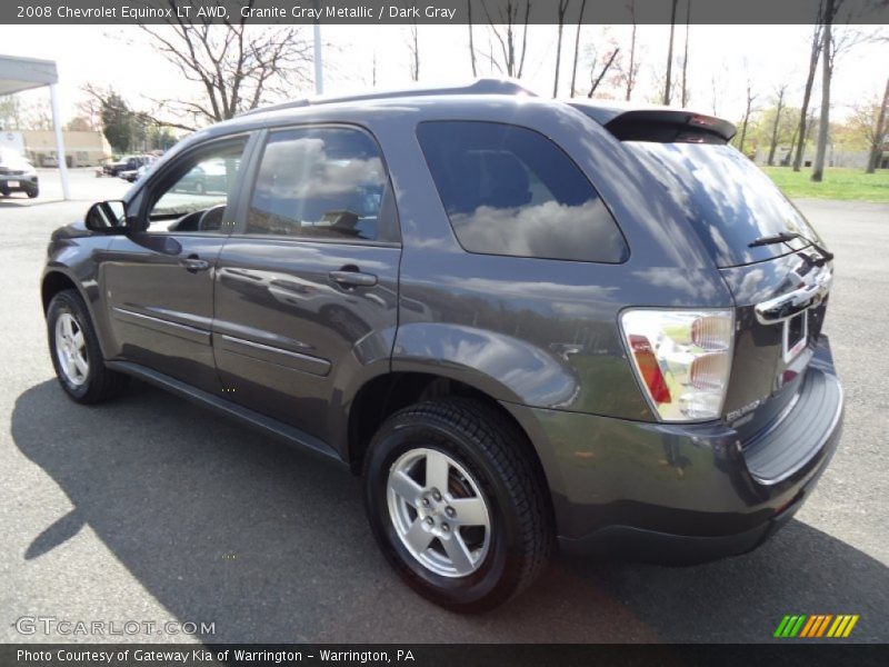 Granite Gray Metallic / Dark Gray 2008 Chevrolet Equinox LT AWD