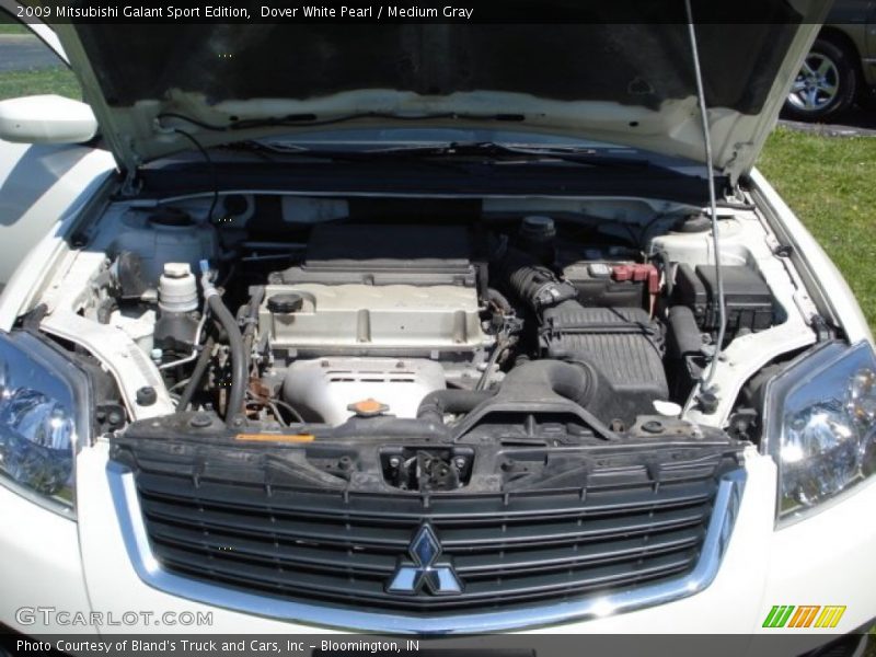 Dover White Pearl / Medium Gray 2009 Mitsubishi Galant Sport Edition