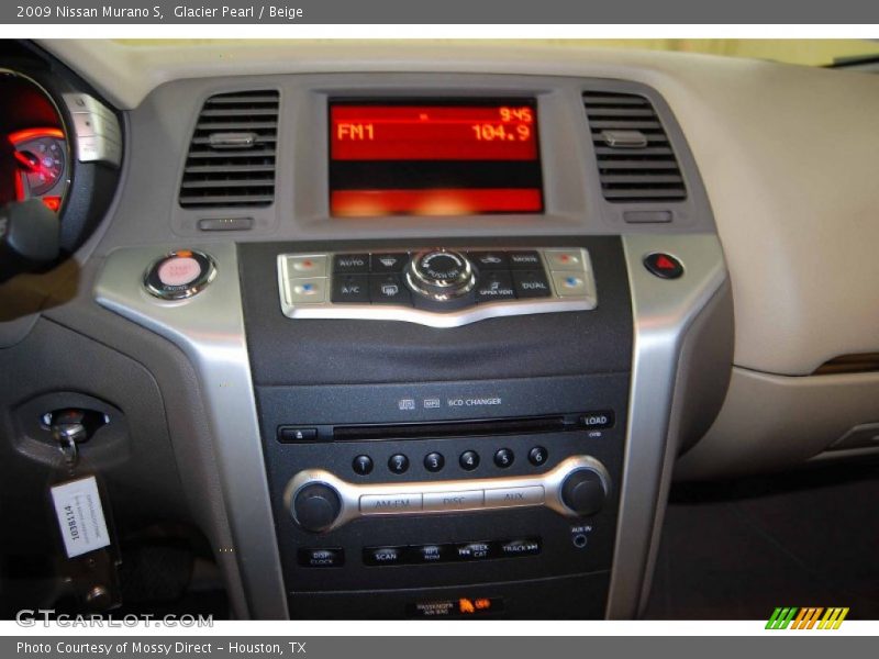 Glacier Pearl / Beige 2009 Nissan Murano S