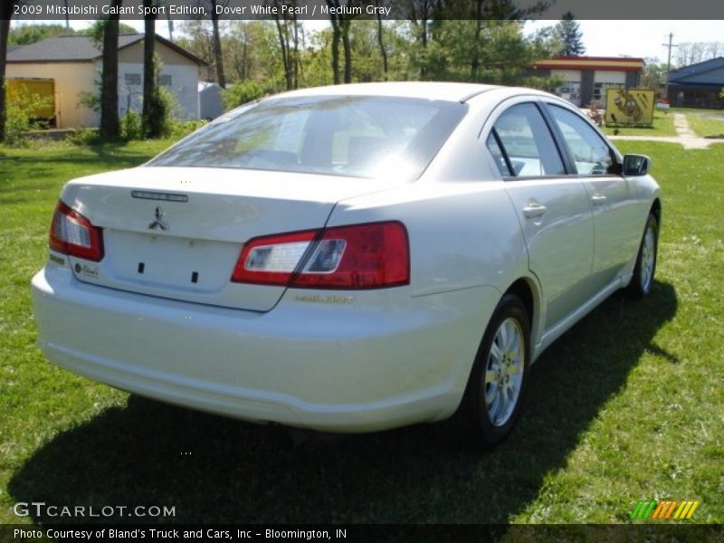 Dover White Pearl / Medium Gray 2009 Mitsubishi Galant Sport Edition