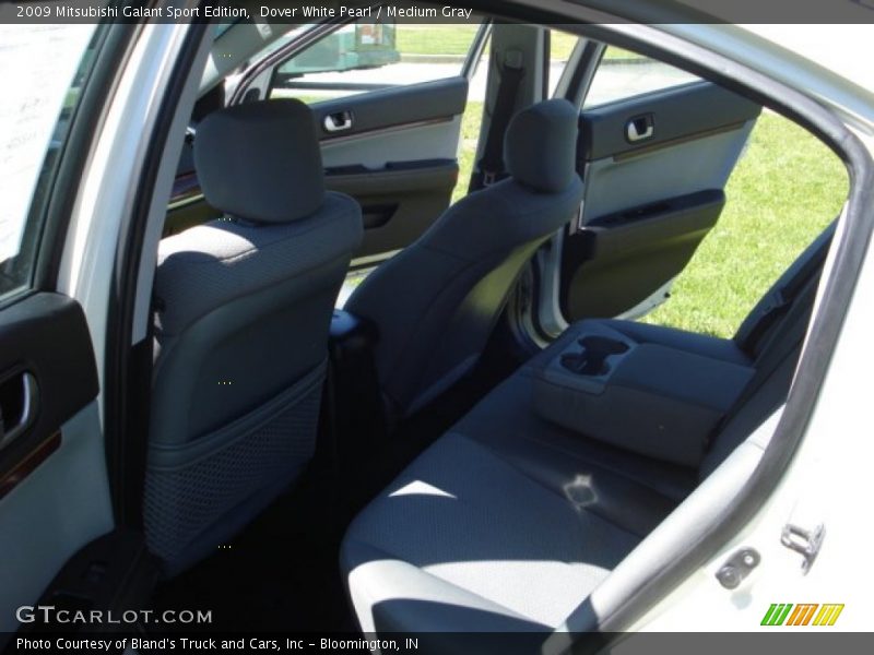 Dover White Pearl / Medium Gray 2009 Mitsubishi Galant Sport Edition