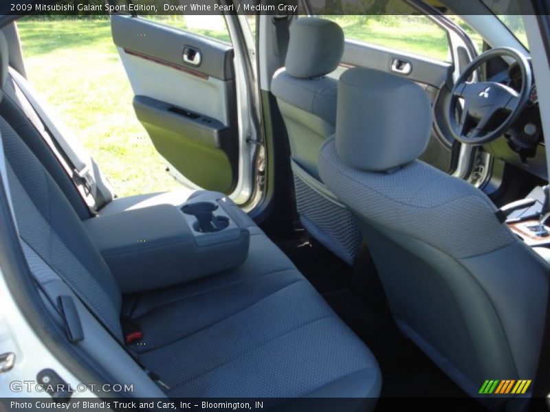 Dover White Pearl / Medium Gray 2009 Mitsubishi Galant Sport Edition