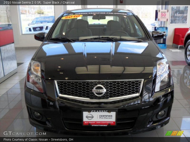 Super Black / Charcoal 2010 Nissan Sentra 2.0 SR