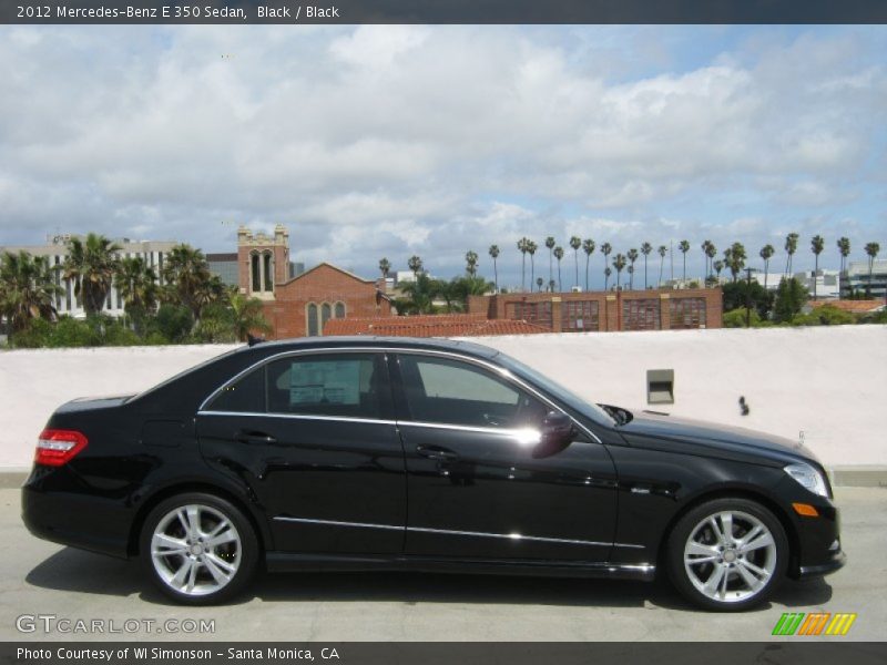 Black / Black 2012 Mercedes-Benz E 350 Sedan