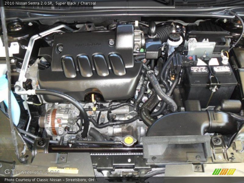 Super Black / Charcoal 2010 Nissan Sentra 2.0 SR