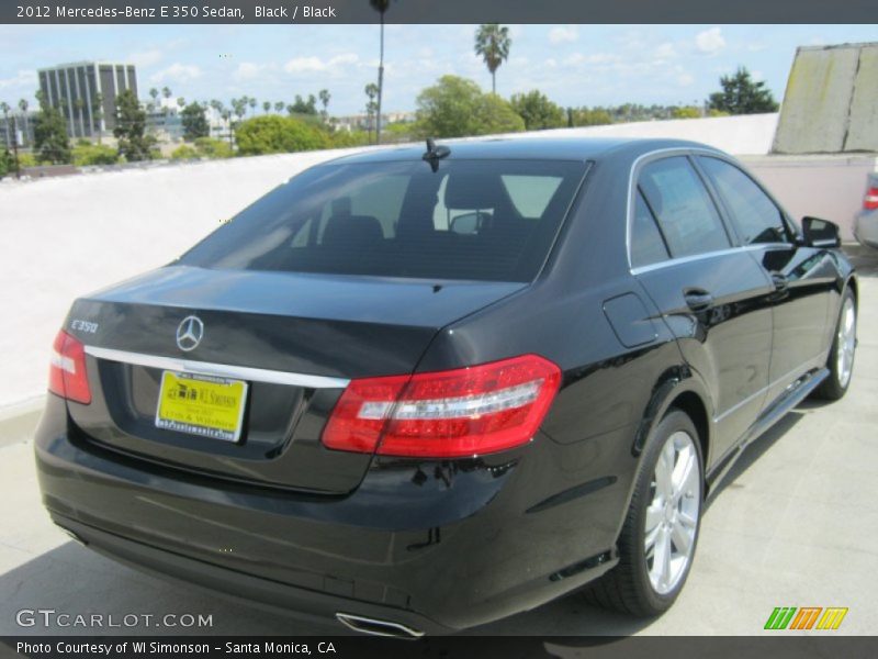 Black / Black 2012 Mercedes-Benz E 350 Sedan