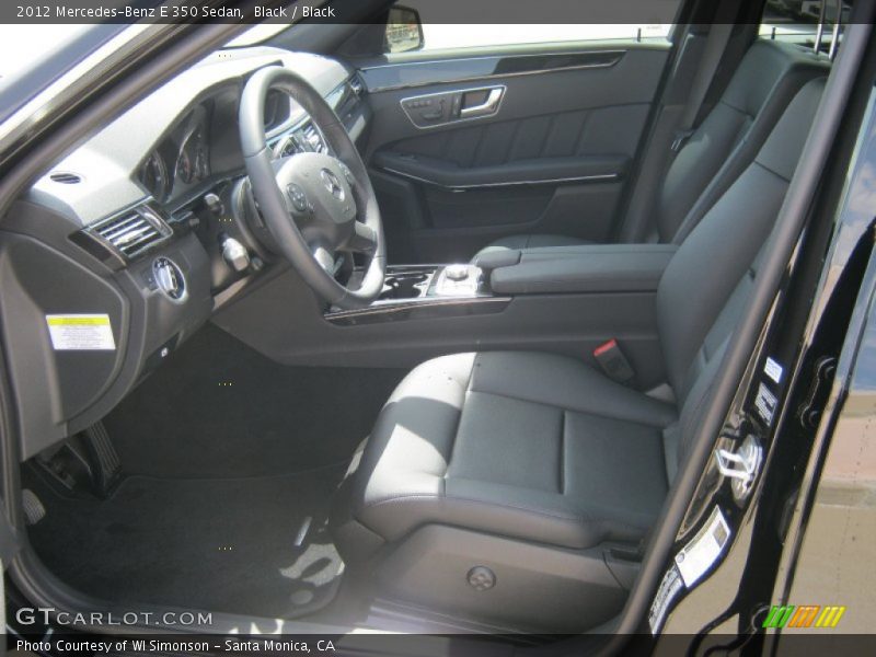 Black / Black 2012 Mercedes-Benz E 350 Sedan