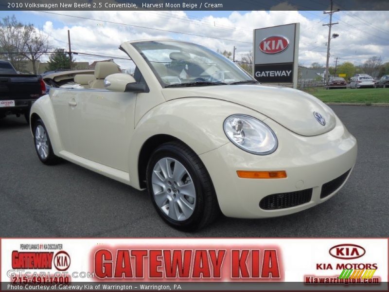 Harvest Moon Beige / Cream 2010 Volkswagen New Beetle 2.5 Convertible