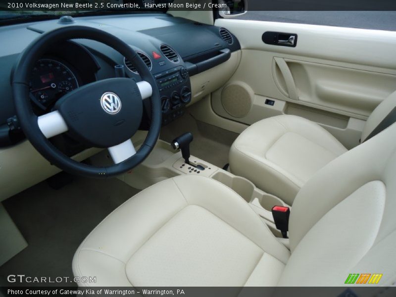  2010 New Beetle 2.5 Convertible Cream Interior