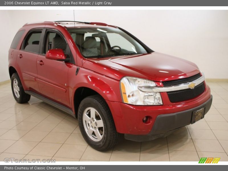 Salsa Red Metallic / Light Gray 2006 Chevrolet Equinox LT AWD