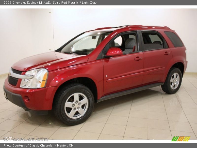 Salsa Red Metallic / Light Gray 2006 Chevrolet Equinox LT AWD
