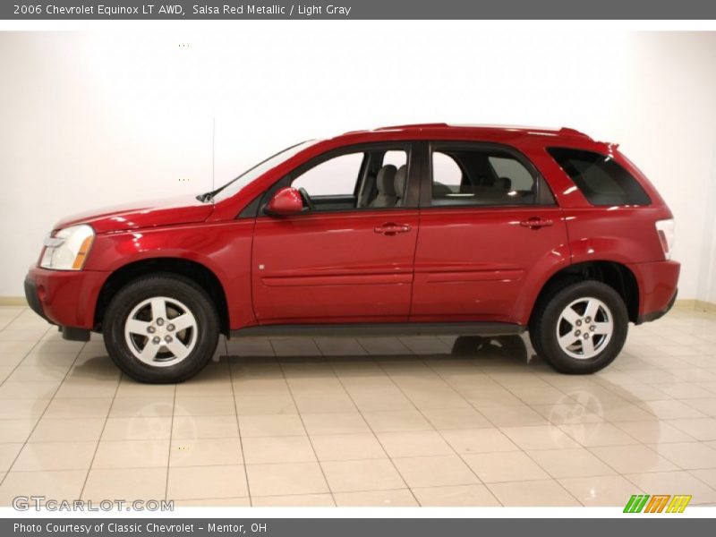 Salsa Red Metallic / Light Gray 2006 Chevrolet Equinox LT AWD