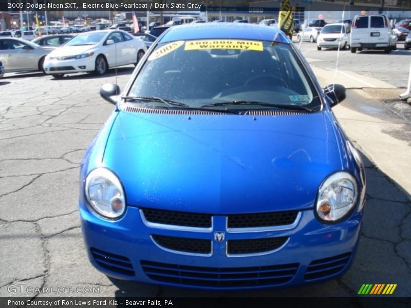 Electric Blue Pearlcoat / Dark Slate Gray 2005 Dodge Neon SXT