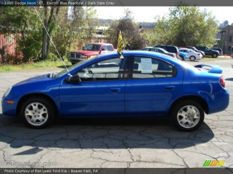 Electric Blue Pearlcoat / Dark Slate Gray 2005 Dodge Neon SXT