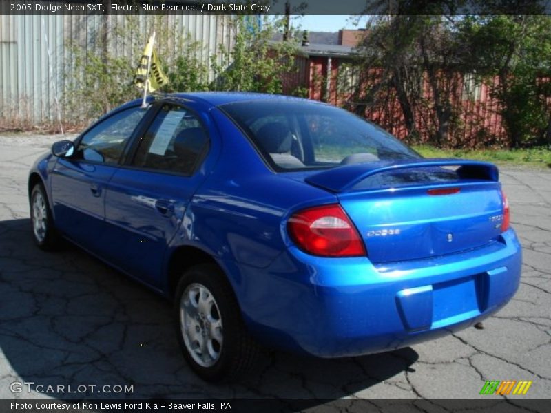 Electric Blue Pearlcoat / Dark Slate Gray 2005 Dodge Neon SXT