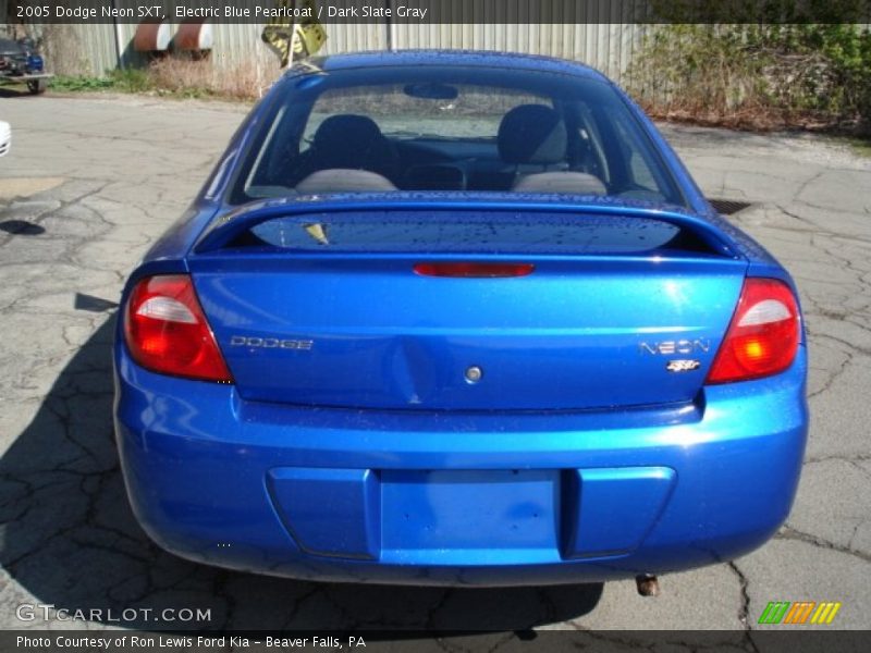 Electric Blue Pearlcoat / Dark Slate Gray 2005 Dodge Neon SXT