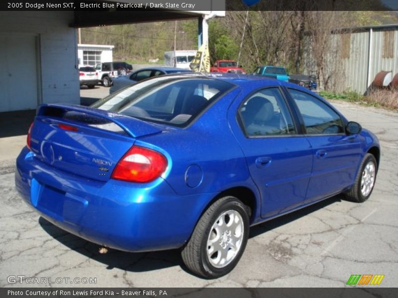Electric Blue Pearlcoat / Dark Slate Gray 2005 Dodge Neon SXT