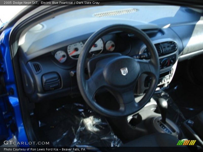 Electric Blue Pearlcoat / Dark Slate Gray 2005 Dodge Neon SXT