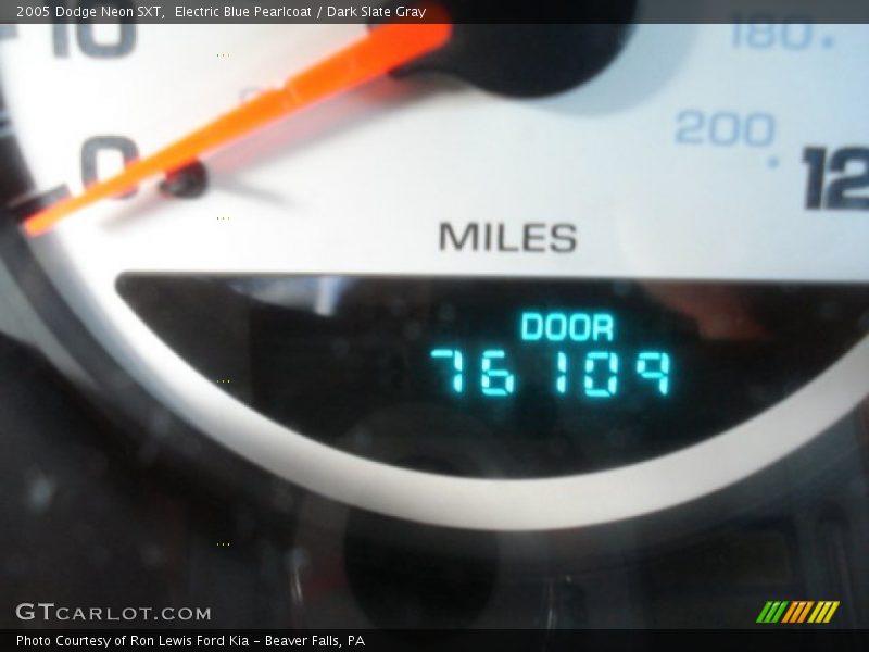 Electric Blue Pearlcoat / Dark Slate Gray 2005 Dodge Neon SXT