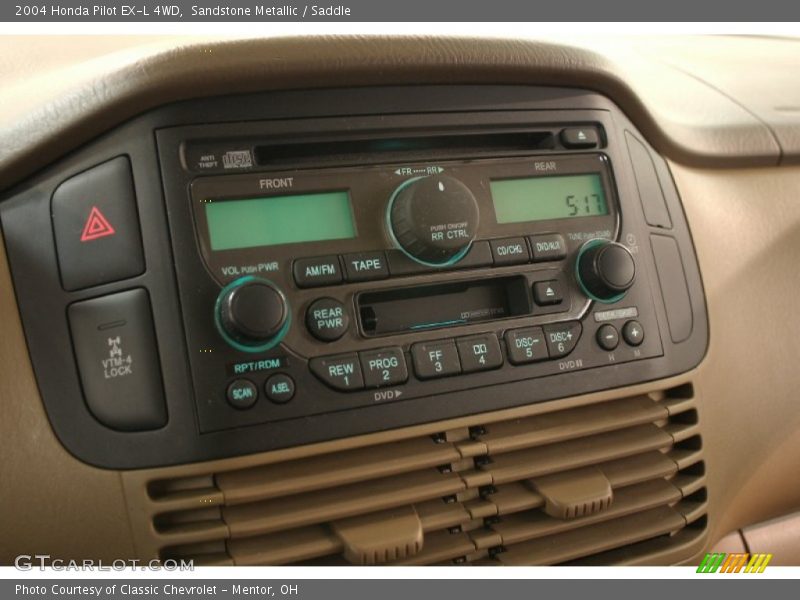 Sandstone Metallic / Saddle 2004 Honda Pilot EX-L 4WD