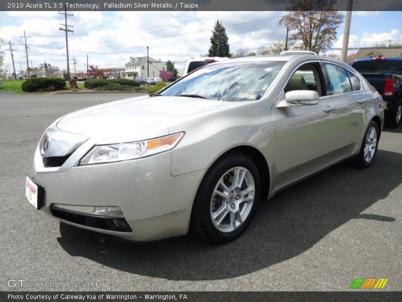 Palladium Silver Metallic / Taupe 2010 Acura TL 3.5 Technology