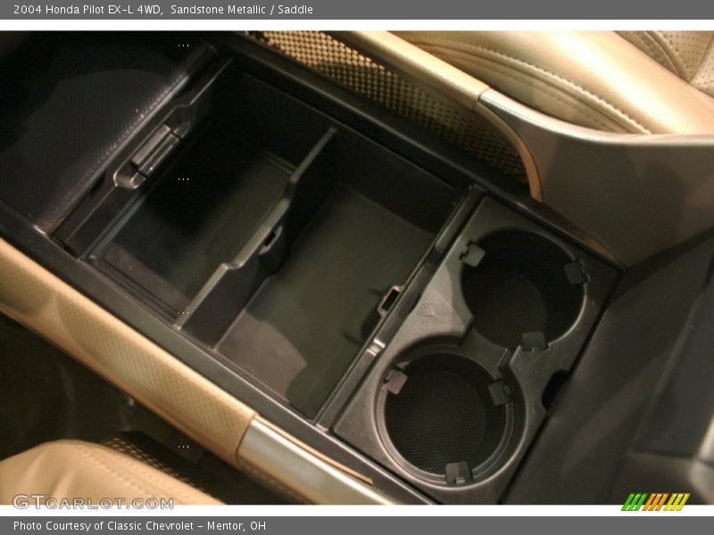 Sandstone Metallic / Saddle 2004 Honda Pilot EX-L 4WD