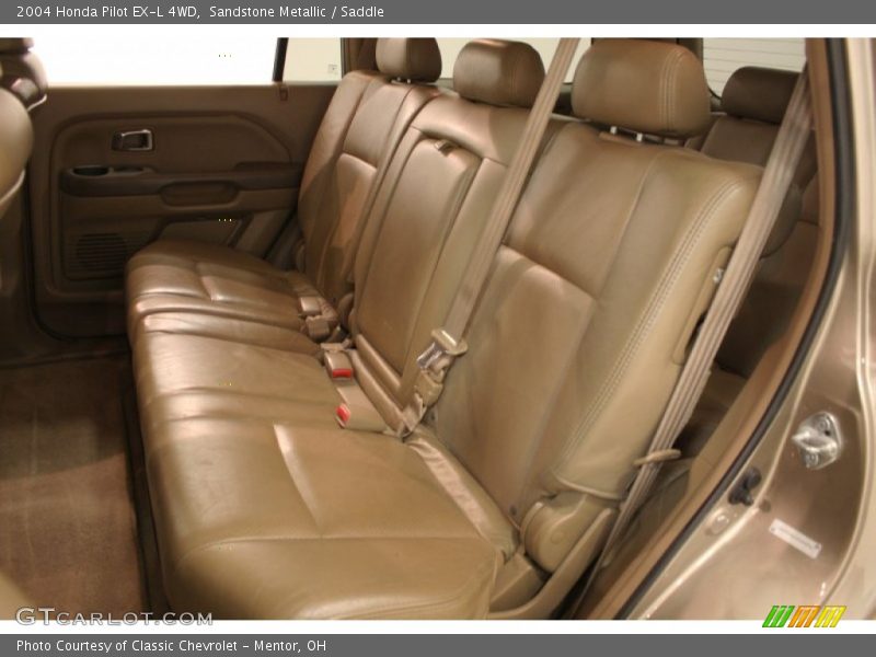 Sandstone Metallic / Saddle 2004 Honda Pilot EX-L 4WD