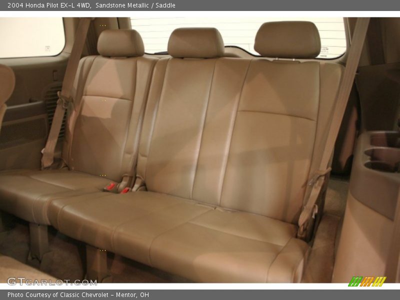 Sandstone Metallic / Saddle 2004 Honda Pilot EX-L 4WD