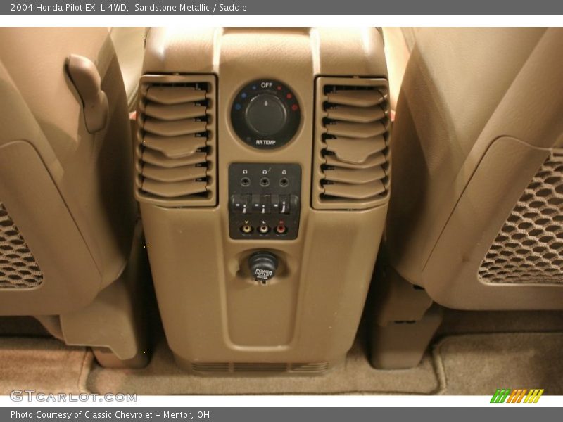 Sandstone Metallic / Saddle 2004 Honda Pilot EX-L 4WD