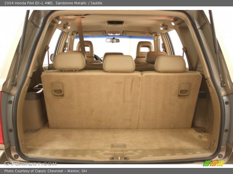 Sandstone Metallic / Saddle 2004 Honda Pilot EX-L 4WD