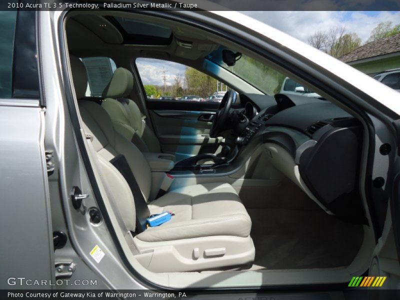 Palladium Silver Metallic / Taupe 2010 Acura TL 3.5 Technology