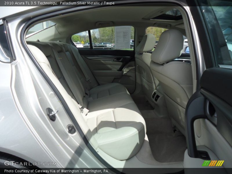 Palladium Silver Metallic / Taupe 2010 Acura TL 3.5 Technology