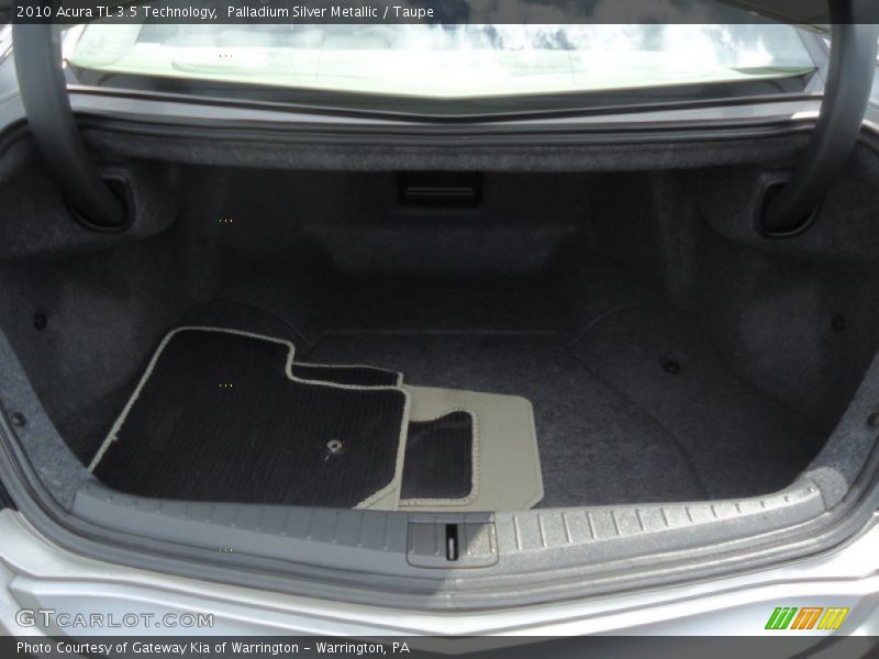 Palladium Silver Metallic / Taupe 2010 Acura TL 3.5 Technology