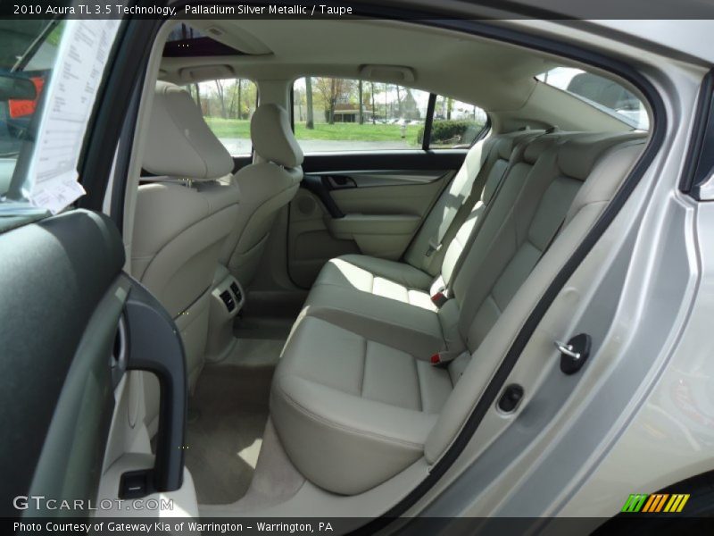 Palladium Silver Metallic / Taupe 2010 Acura TL 3.5 Technology