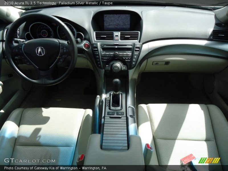 Palladium Silver Metallic / Taupe 2010 Acura TL 3.5 Technology