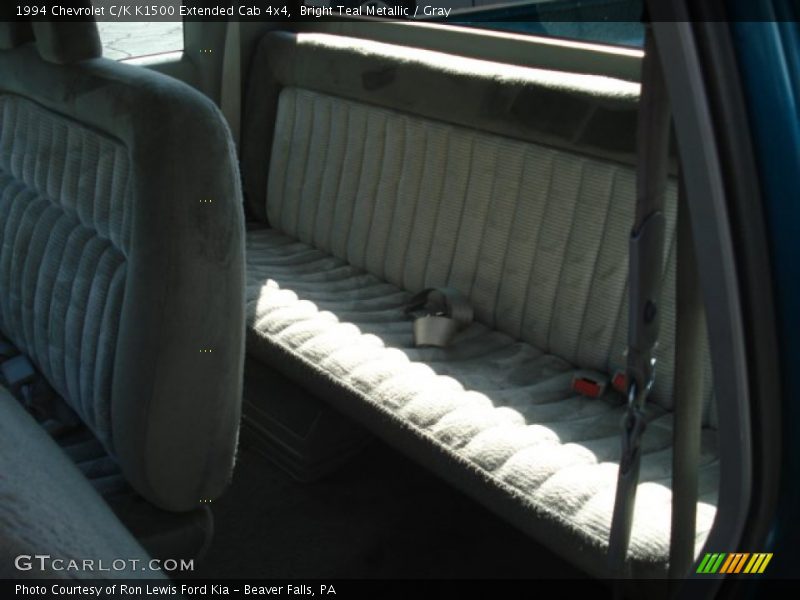 Bright Teal Metallic / Gray 1994 Chevrolet C/K K1500 Extended Cab 4x4