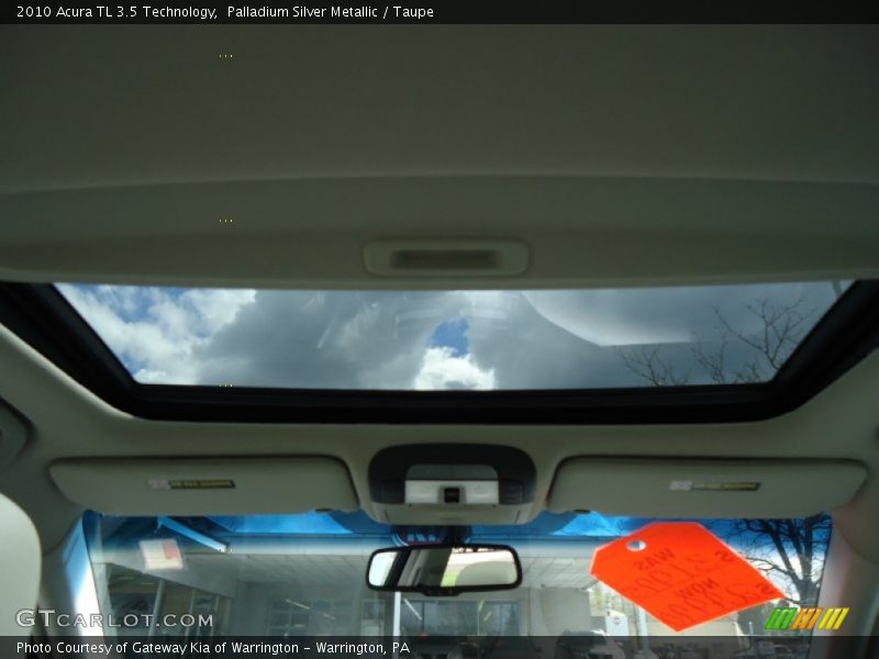 Palladium Silver Metallic / Taupe 2010 Acura TL 3.5 Technology