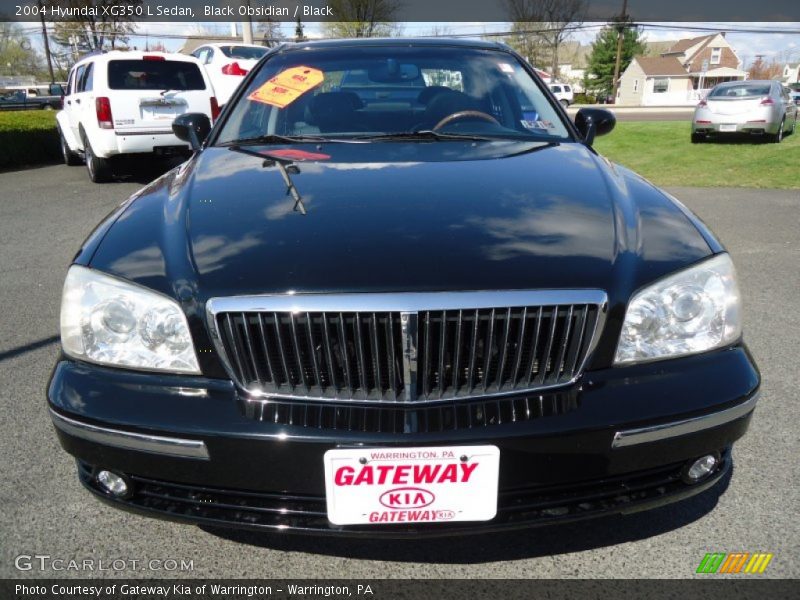 Black Obsidian / Black 2004 Hyundai XG350 L Sedan