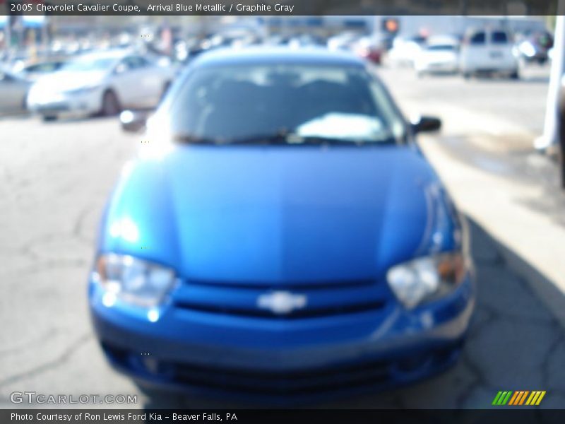 Arrival Blue Metallic / Graphite Gray 2005 Chevrolet Cavalier Coupe