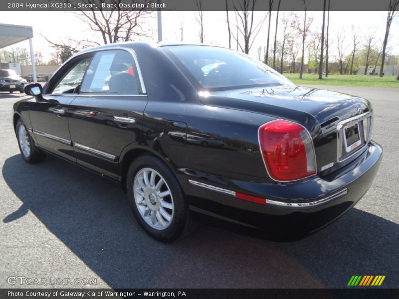 Black Obsidian / Black 2004 Hyundai XG350 L Sedan