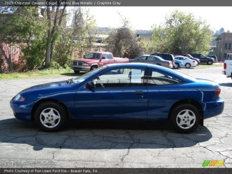 Arrival Blue Metallic / Graphite Gray 2005 Chevrolet Cavalier Coupe
