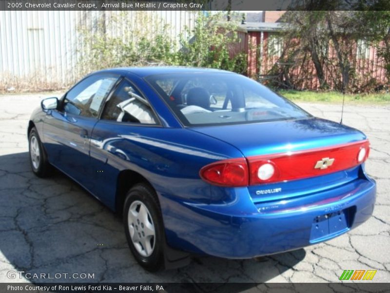 Arrival Blue Metallic / Graphite Gray 2005 Chevrolet Cavalier Coupe