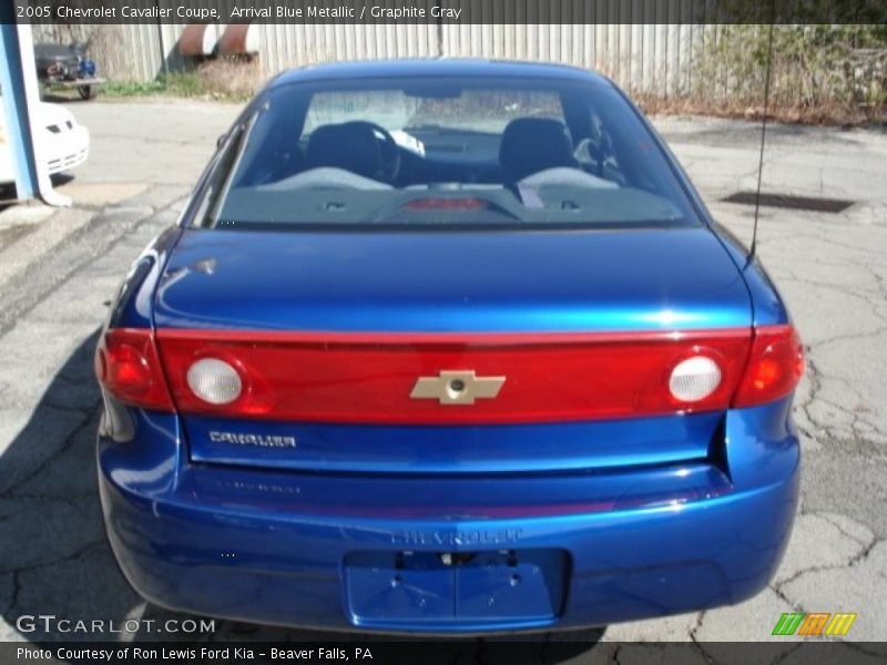 Arrival Blue Metallic / Graphite Gray 2005 Chevrolet Cavalier Coupe