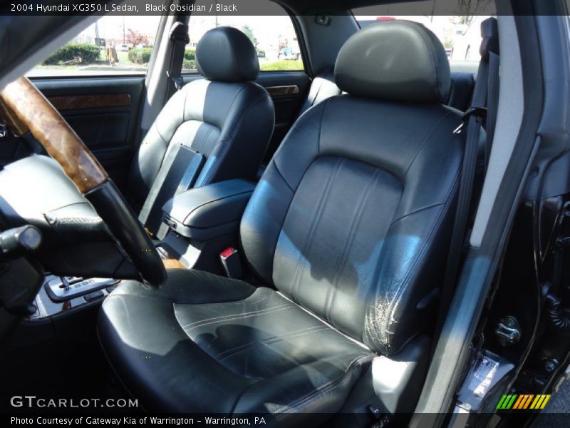 Black Obsidian / Black 2004 Hyundai XG350 L Sedan