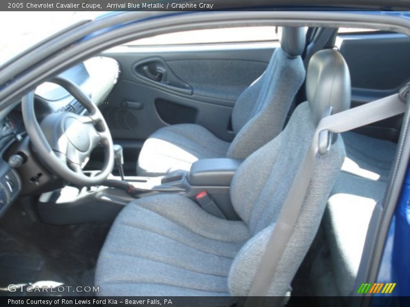 Arrival Blue Metallic / Graphite Gray 2005 Chevrolet Cavalier Coupe